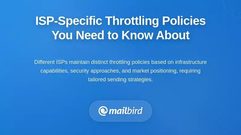 ISP-Specific Throttling Policies You Need to Know About