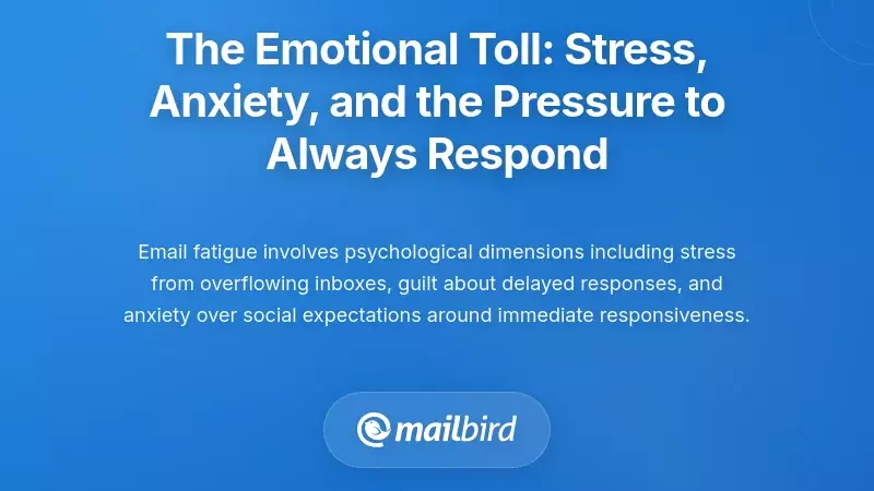 The Emotional Toll: Stress, Anxiety, and the Pressure to Always Respond