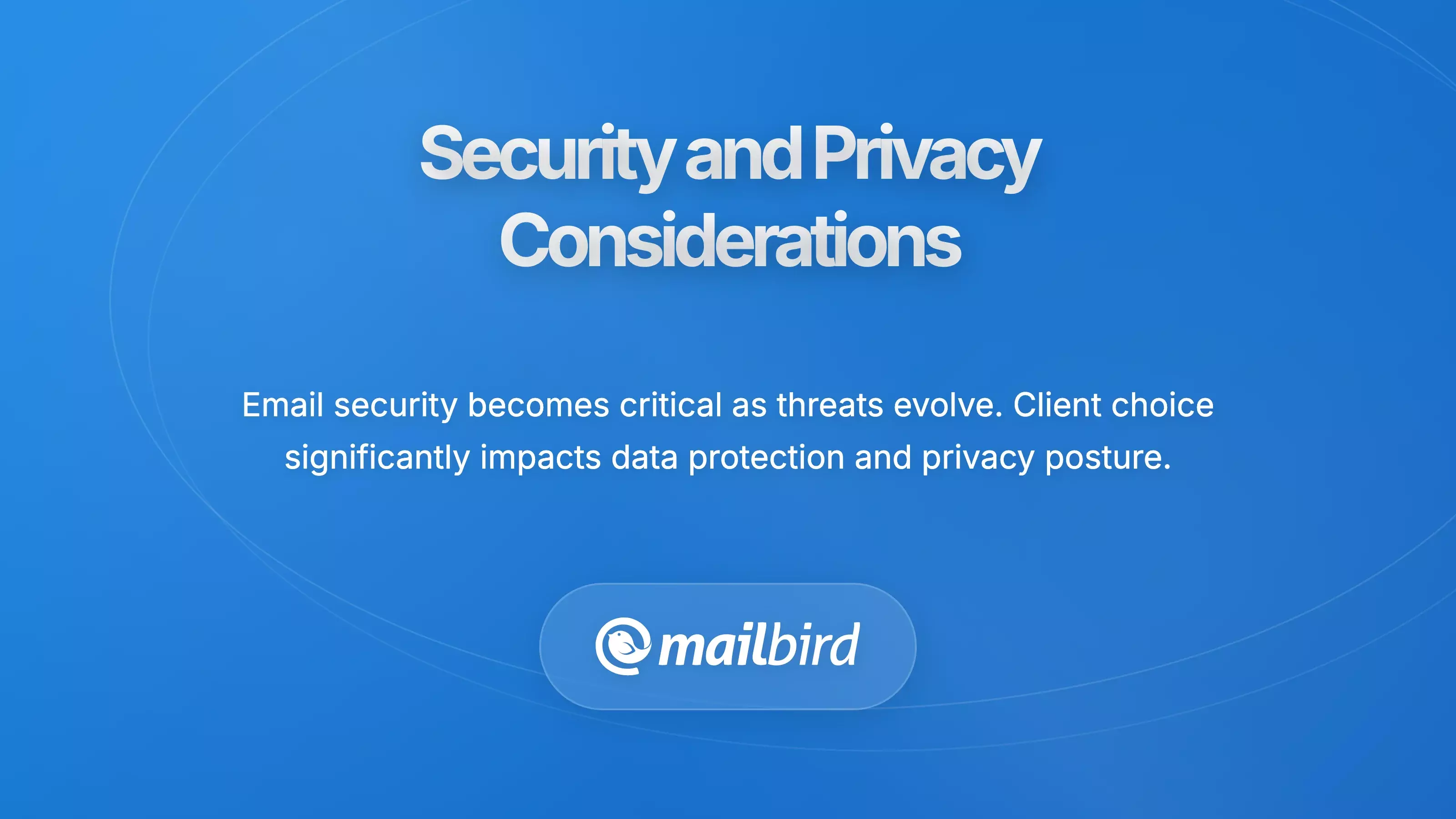 Email security and privacy features comparison for Mac email applications