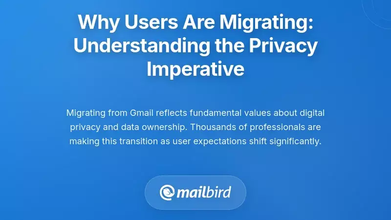 Why Users Are Migrating: Understanding the Privacy Imperative