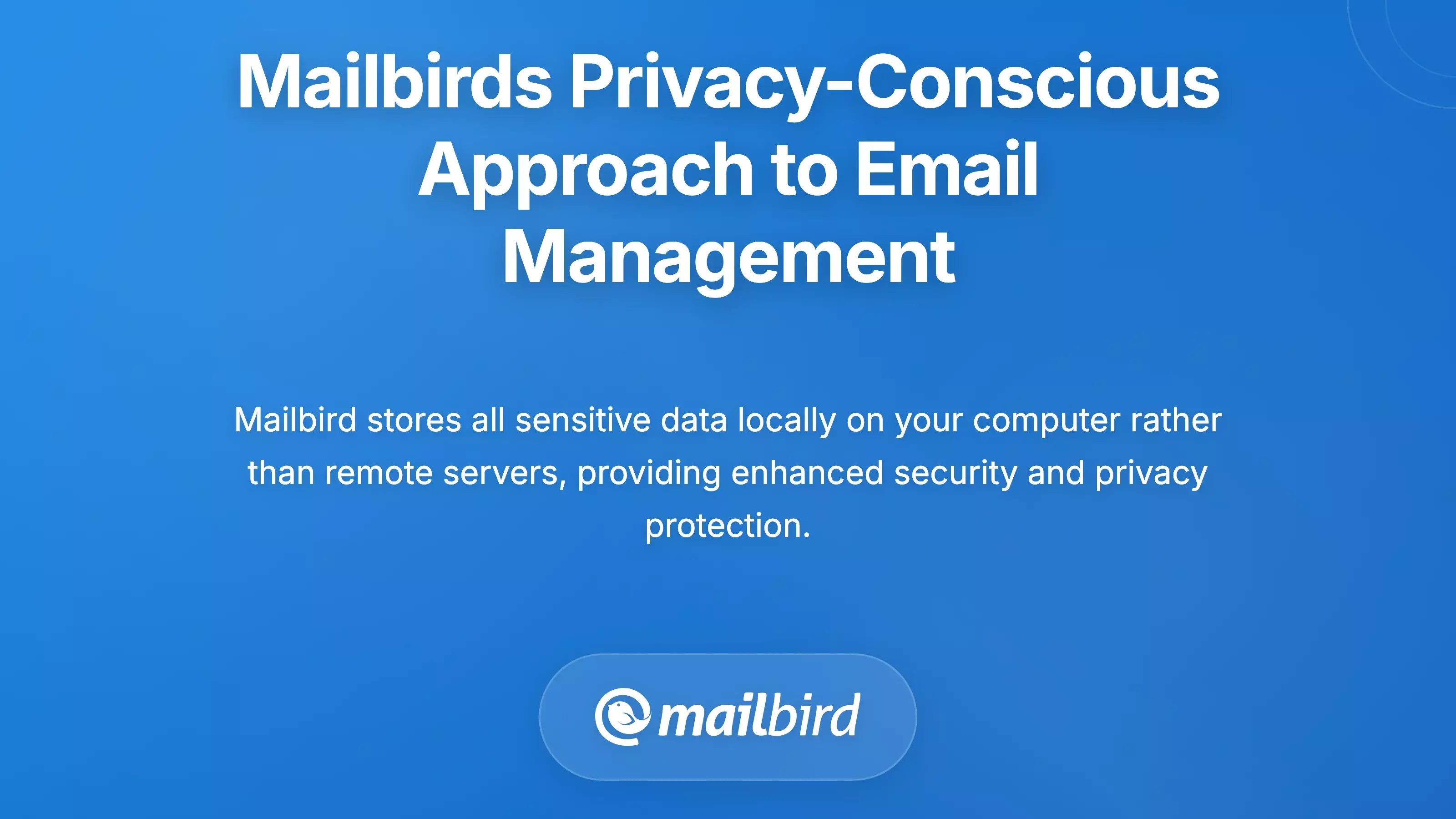 Mailbird's Privacy-Conscious Approach to Email Management