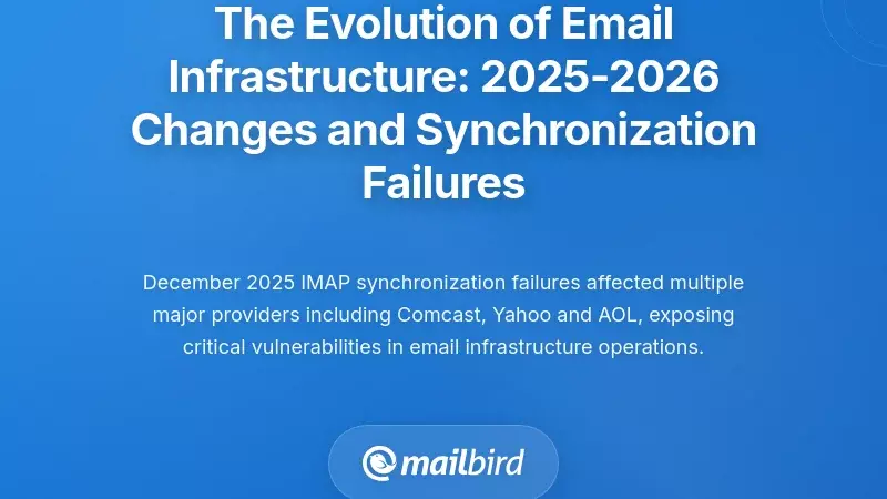 The Evolution of Email Infrastructure: 2025-2026 Changes and Synchronization Failures