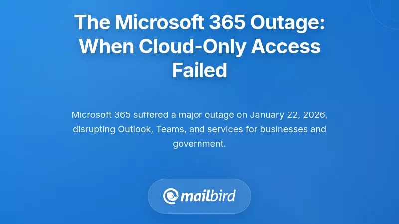 The Microsoft 365 Outage: When Cloud-Only Access Failed