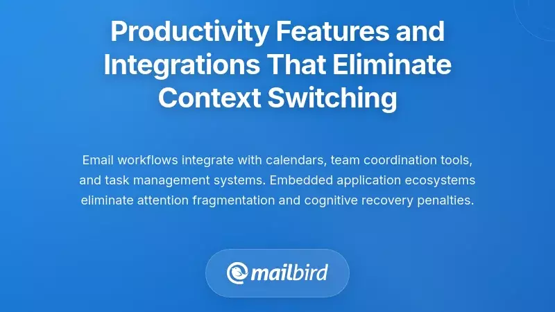 Productivity Features and Integrations That Eliminate Context Switching