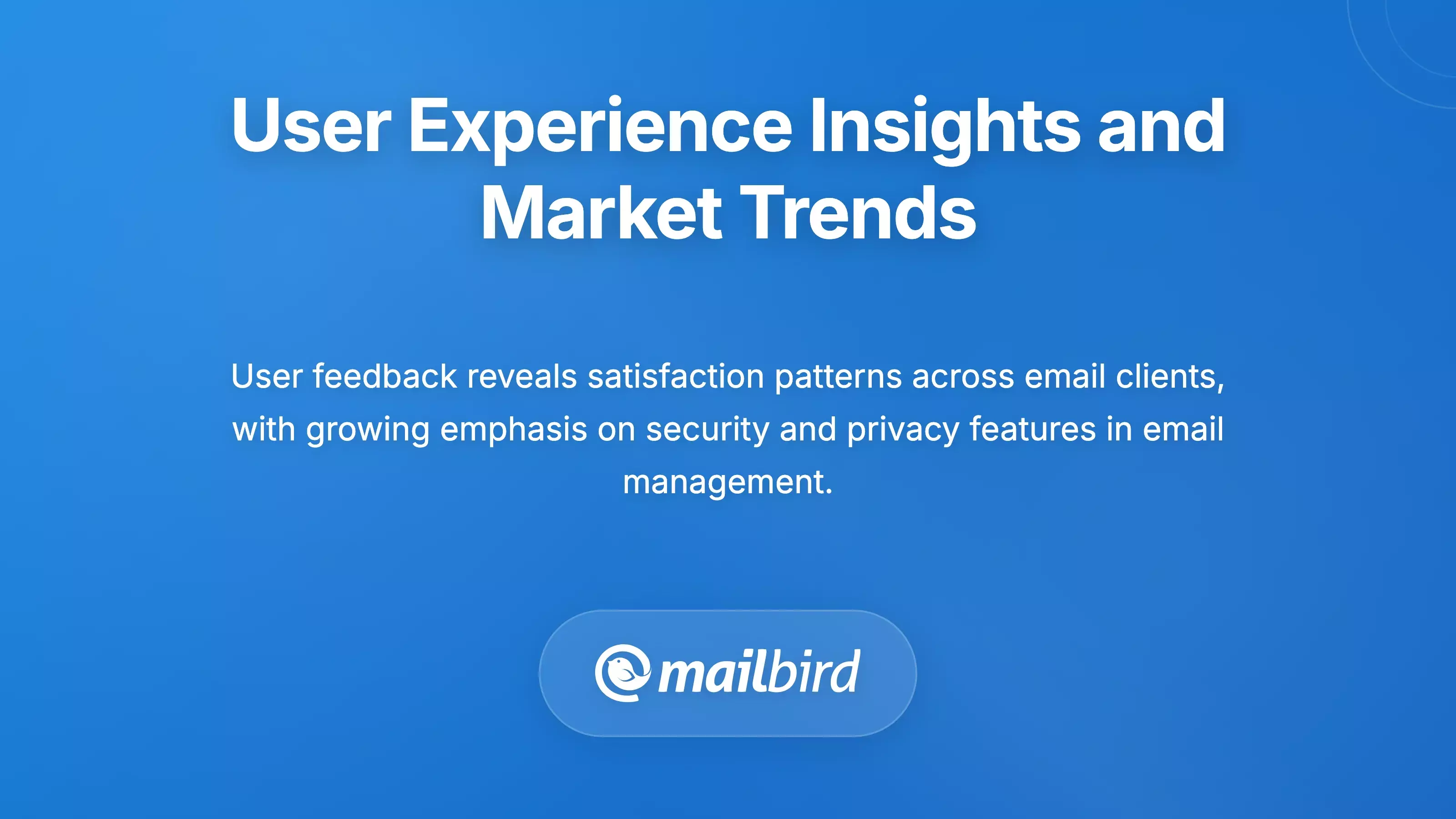 User experience dashboard displaying satisfaction metrics for Mac Yandex Mail desktop solutions