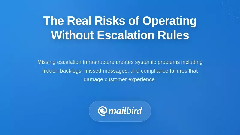 The Real Risks of Operating Without Escalation Rules