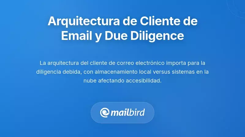 Comparaci&oacute;n entre almacenamiento local y sistemas de correo en la nube para la preparaci&oacute;n al proceso de diligencia debida en correos electr&oacute;nicos