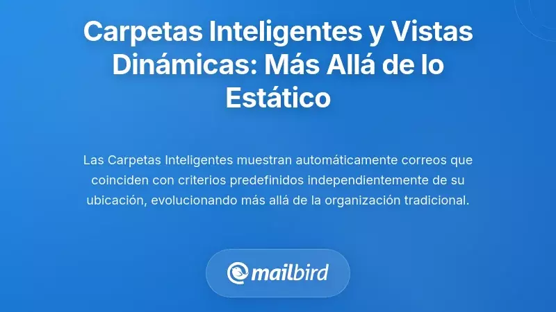 Carpetas Inteligentes y Vistas Din&aacute;micas: M&aacute;s All&aacute; de la Organizaci&oacute;n Est&aacute;tica