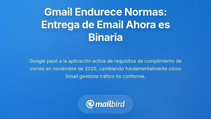 Fase de Aplicaci&oacute;n de Gmail: Cuando la Entrega de Correos Electr&oacute;nicos se Vuelve Binaria