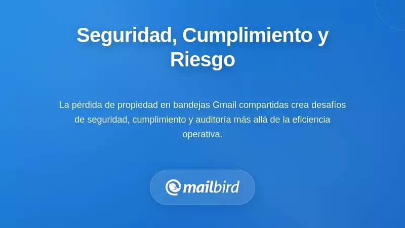 Icono de escudo de seguridad que representa riesgos de cumplimiento por p&eacute;rdida de propiedad del correo electr&oacute;nico en bandejas de entrada compartidas