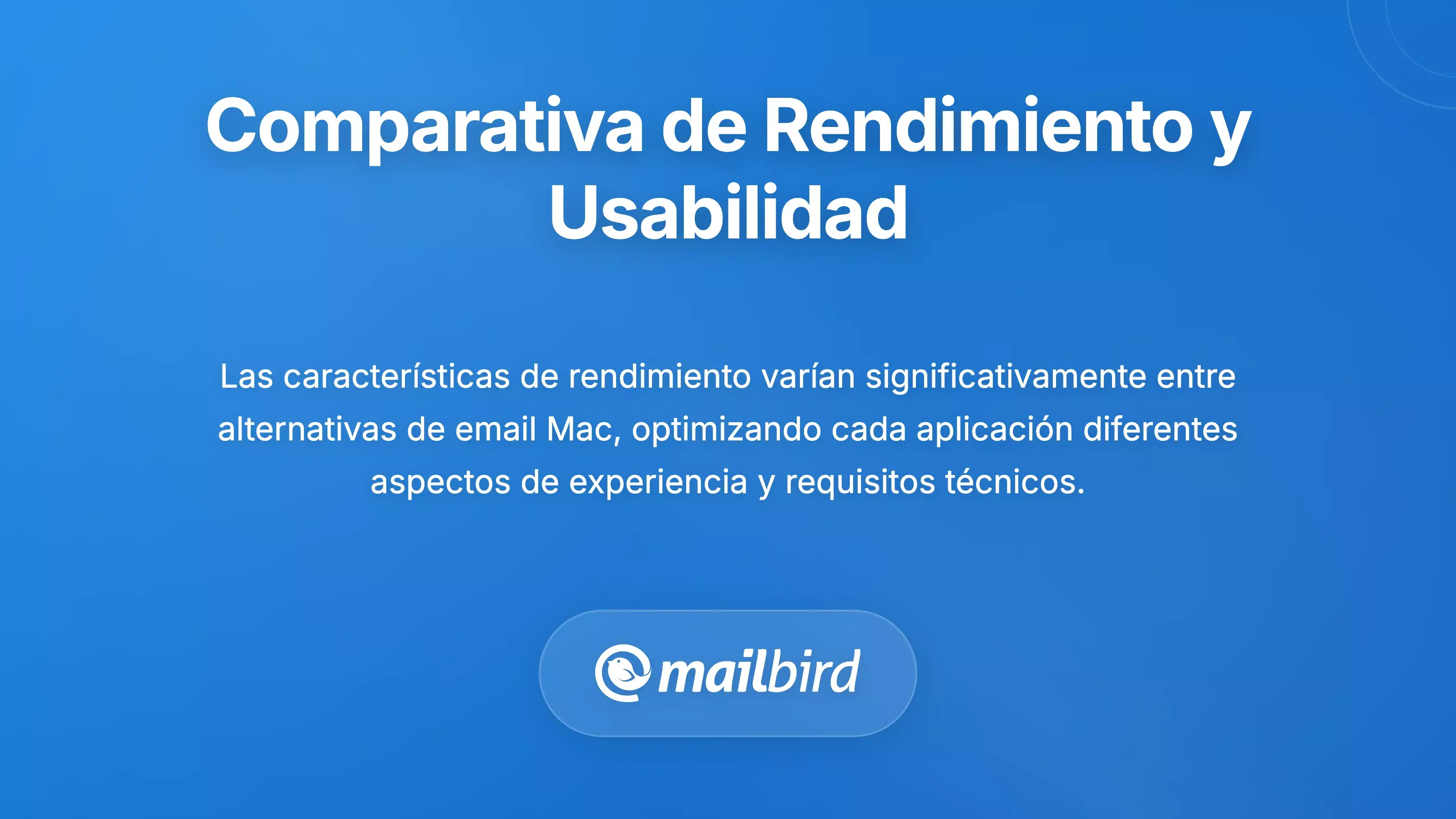 Comparaci&oacute;n de referencia de rendimiento entre Polymail y clientes de correo electr&oacute;nico de Mac estables