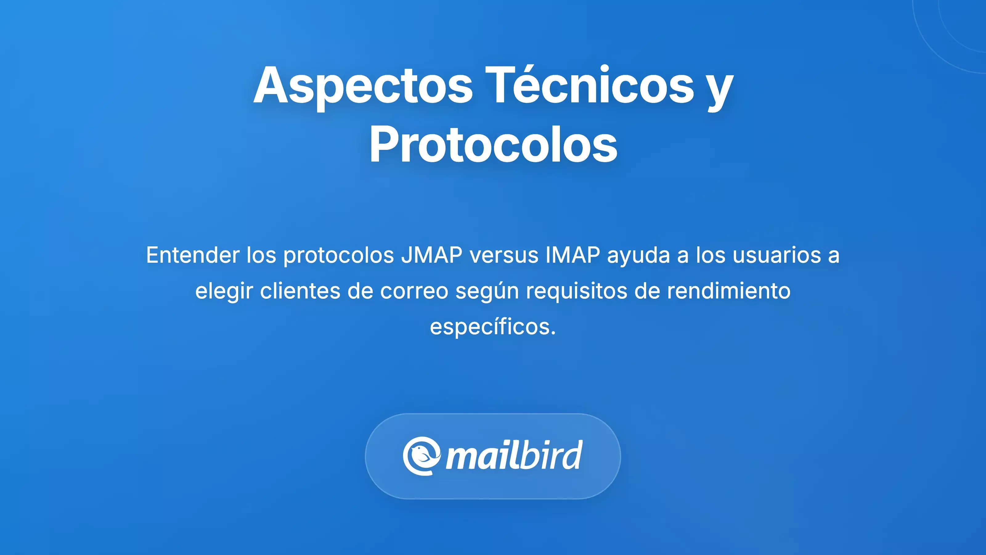 Diagrama t&eacute;cnico que muestra el soporte de protocolo de Fastmail y las opciones de integraci&oacute;n para clientes de correo electr&oacute;nico en Mac