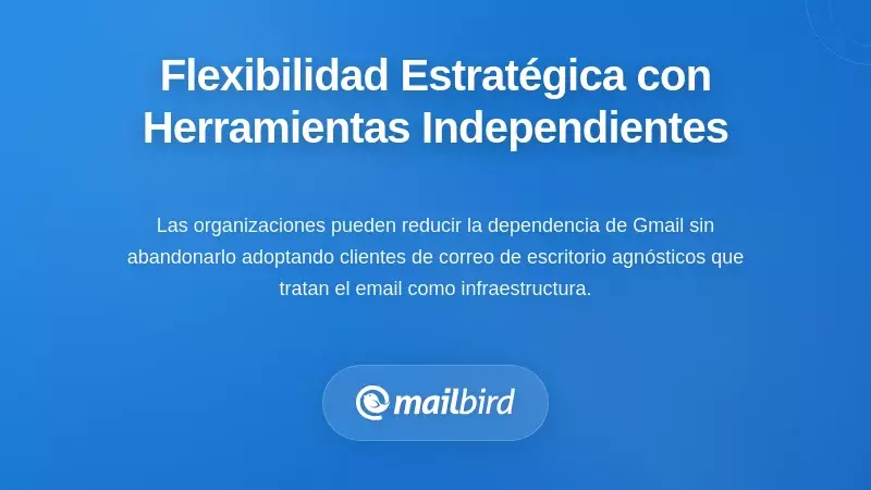 Recuperando la Flexibilidad Estratégica con Herramientas Independientes del Proveedor
