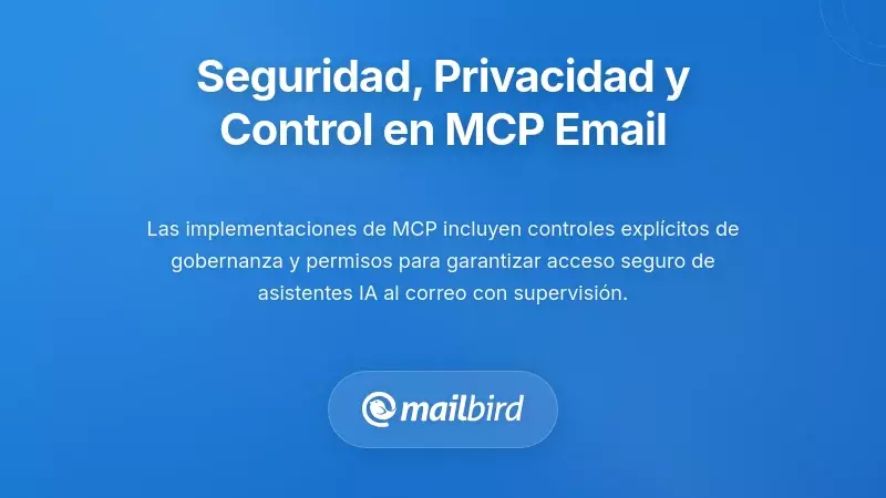 Seguridad, Privacidad y Control: Abordando las Preocupaciones del Correo MCP