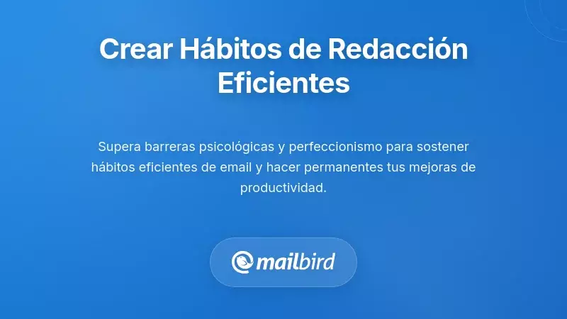 Persona construyendo hábitos sostenibles de correo electrónico con calendario de programación y panel de seguimiento de rutina