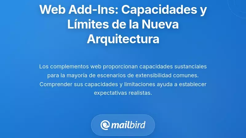Complementos Web: Comprendiendo las Capacidades y Limitaciones de la Nueva Arquitectura