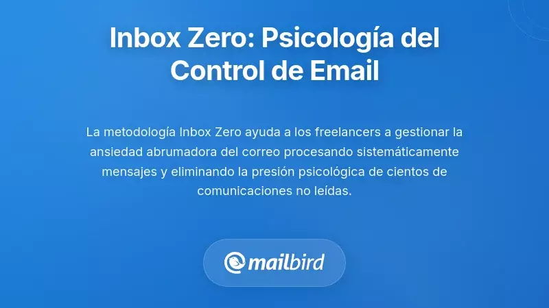 Implementando Inbox Zero: La Psicología del Control del Correo Electrónico
