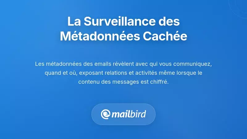 Surveillance des m&eacute;tadonn&eacute;es des emails montrant des informations de suivi cach&eacute;es au-del&agrave; du contenu des messages