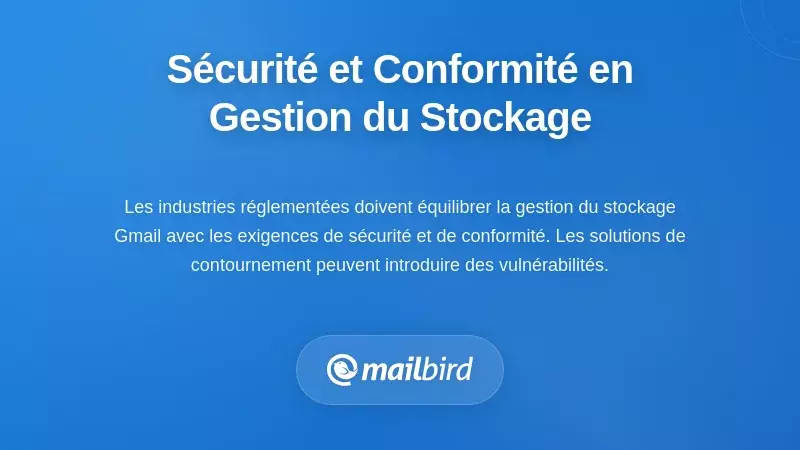 Considérations de sécurité et de conformité dans la gestion du stockage