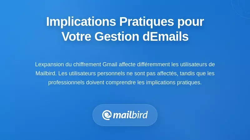 Implications Pratiques : Ce que Cela Signifie pour Votre Flux de Travail Email