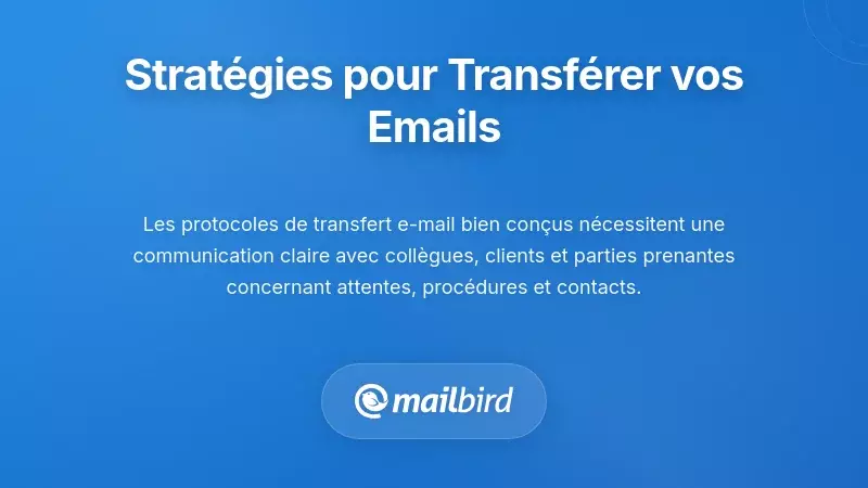 Membres de l’équipe discutant de la stratégie de transition des e-mails lors d’une réunion de passation des employés