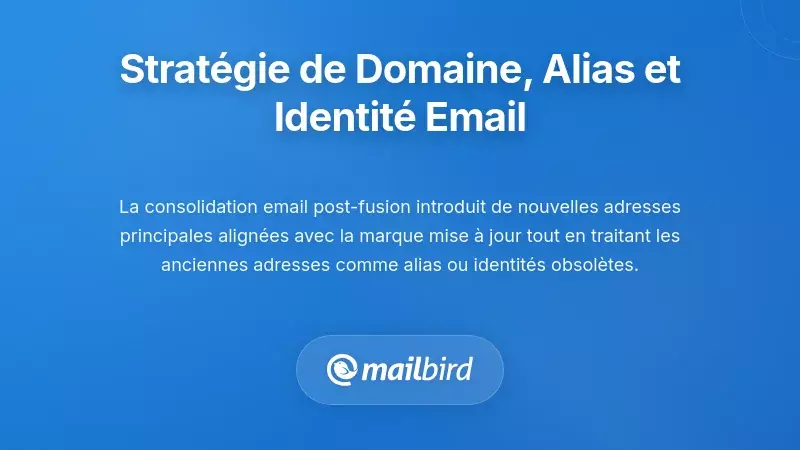 Stratégie de domaine, alias et gestion de l'identité e-mail