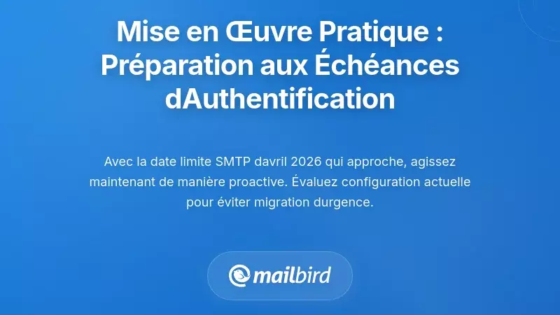 Mise en &oelig;uvre pratique : Se pr&eacute;parer aux d&eacute;lais d'authentification