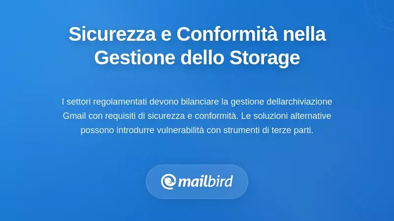 Considerazioni su sicurezza e conformità nella gestione dello storage