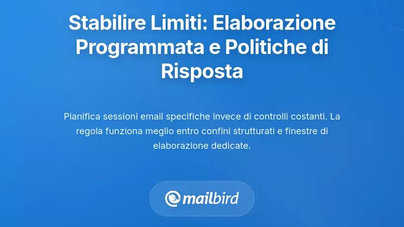 Stabilire i Confini: Elaborazione Programmata e Politiche di Risposta