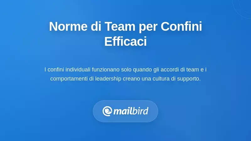 Riunione del team che discute i protocolli di confine delle email e le norme di comunicazione in vacanza