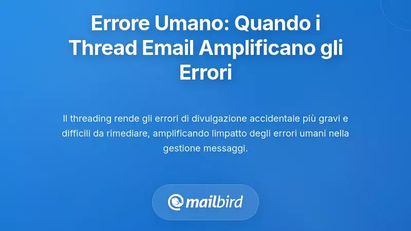 Violazione dei dati del fornitore di email che espone le relazioni di contatto private e i metadati della thread di email