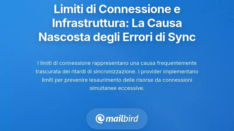 Limiti di Connessione e Vincoli dell'Infrastruttura: La Causa Nascosta dei Fallimenti di Sincronizzazione