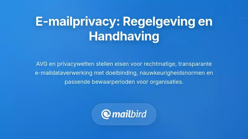 E-mailprivacyregels en handhavingsuitdagingen