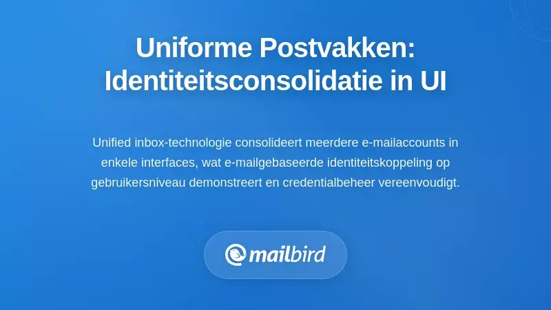 Geünificeerde E-mail Inboxen: Identiteitsconsolidatie op Gebruikersinterface Niveau