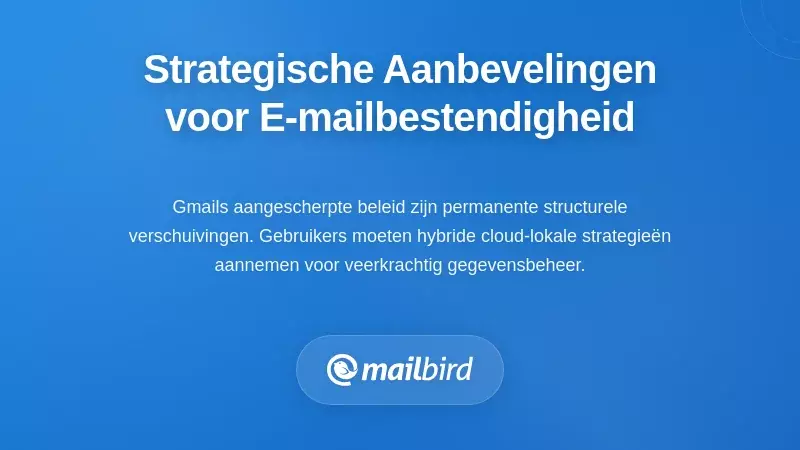 Strategische Aanbevelingen voor Langdurige E-mailweerbaarheid