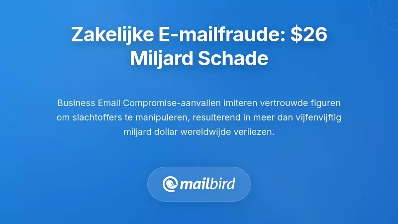 Business Email Compromise: De Consequentie van 26 Miljard Dollar