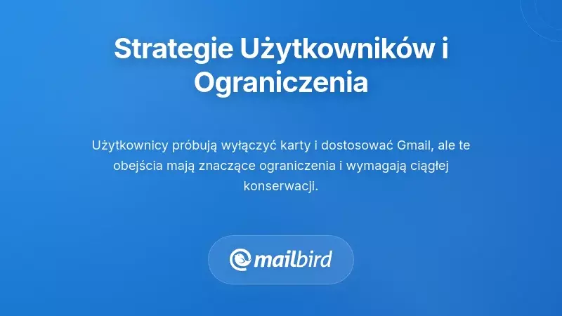 Ustawienia personalizacji Gmaila i strategie użytkowników zarządzających złożonością skrzynki odbiorczej