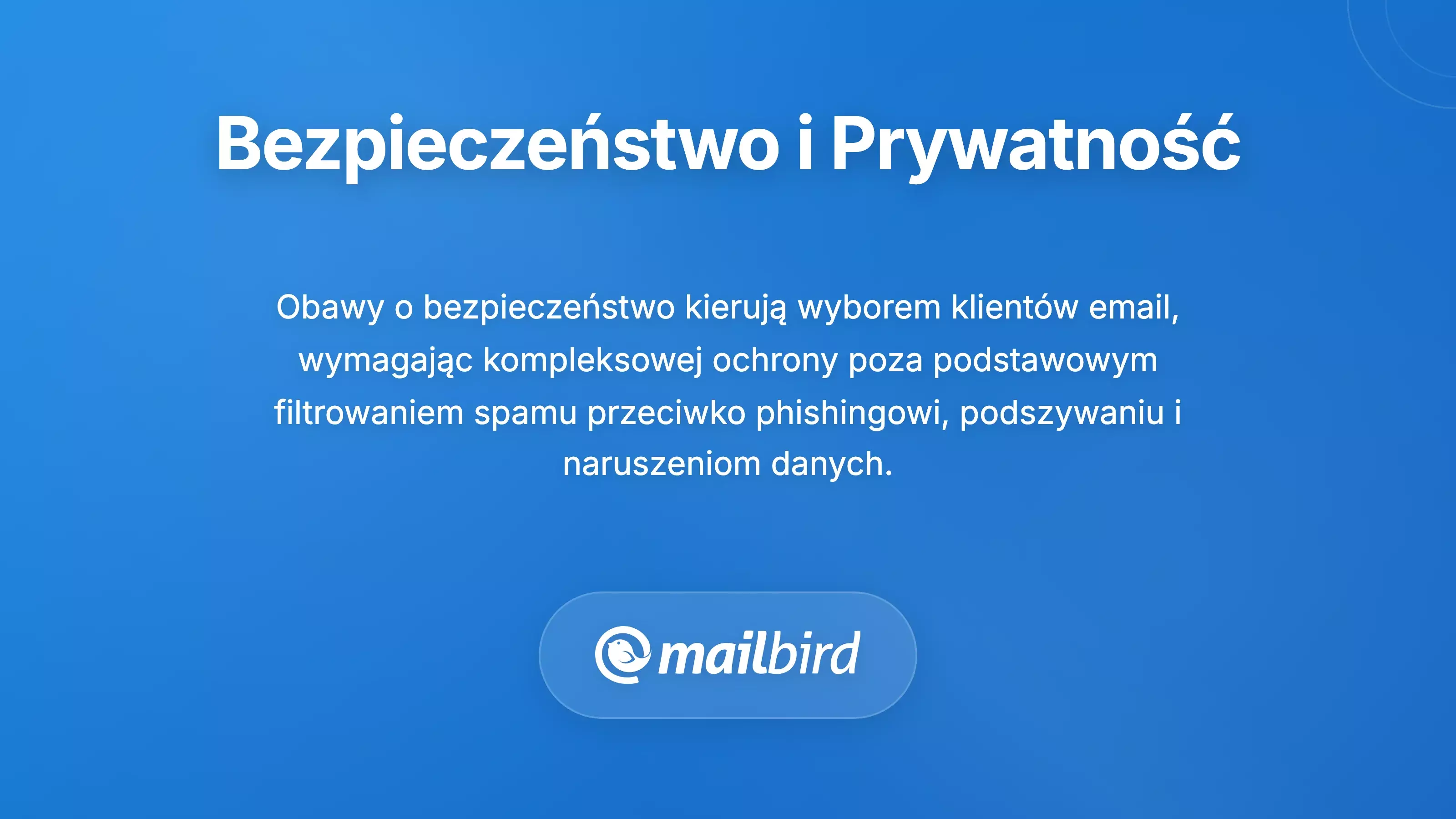 Interfejs ustawień bezpieczeństwa i prywatności poczty na Mac, pokazujący funkcje ochrony