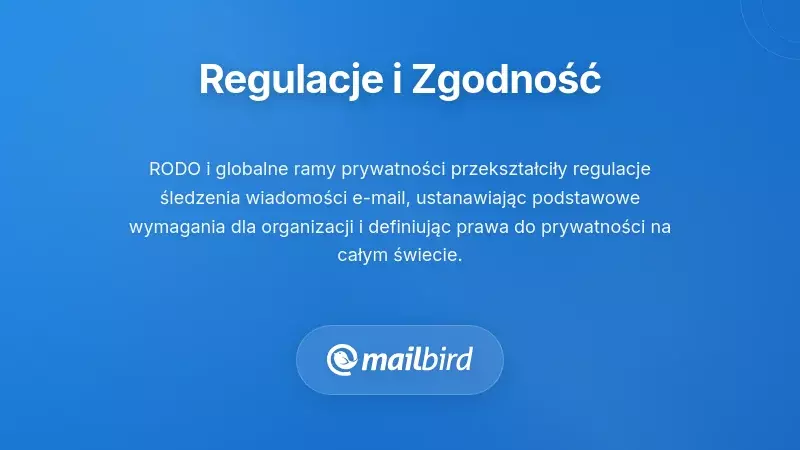 Ramowy system zgodności regulacyjnej dotyczącej śledzenia wiadomości e-mail i prywatności potwierdzeń odczytu według przepis&oacute;w RODO