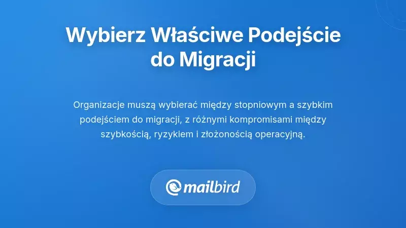 Wyb&oacute;r Właściwego Podejścia do Migracji w Twojej Sytuacji