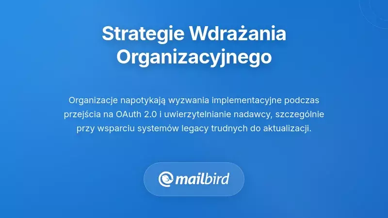 Strategie i rozwiązania wdrożenia organizacyjnego