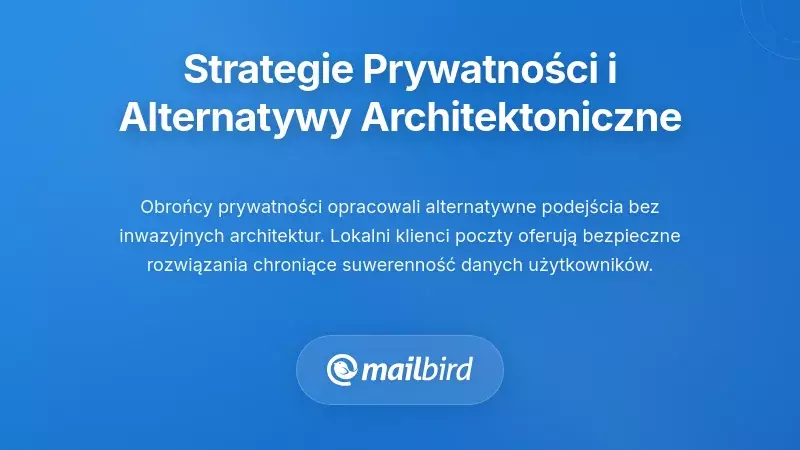 Strategie Ochrony Prywatności i Alternatywy Architektoniczne
