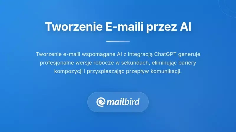 Pisanie i generowanie odpowiedzi na e-maile z wykorzystaniem sztucznej inteligencji