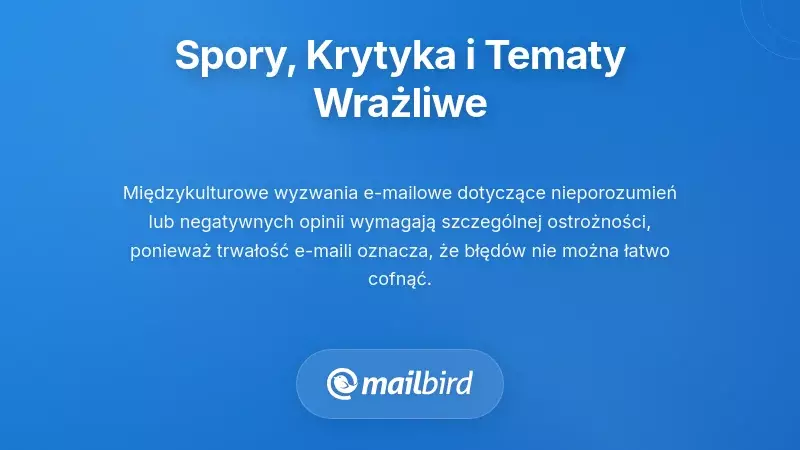 Radzenie sobie z niezgodami, krytyką i tematami wrażliwymi