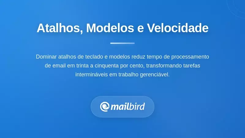 Atalhos de Teclado, Modelos e Operação em Alta Velocidade