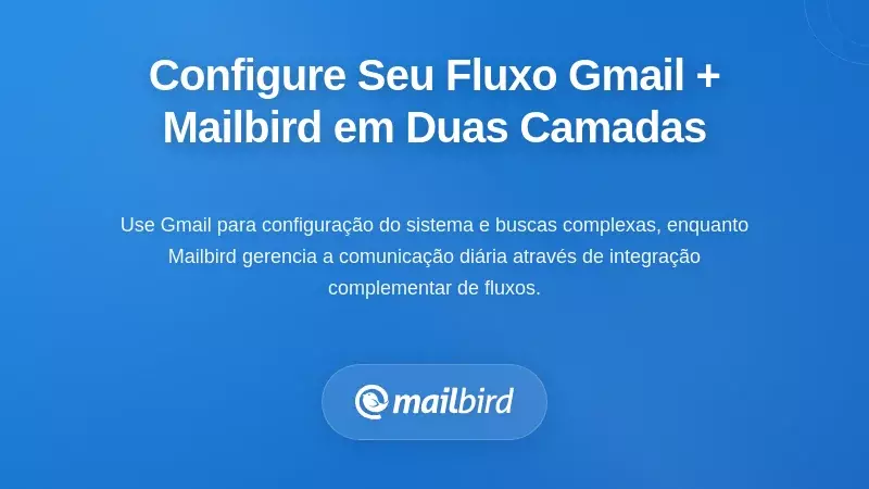 Desenhar o Seu Workflow em Duas Camadas com Gmail + Mailbird