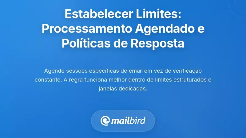 Estabelecendo Limites: Processamento Programado e Políticas de Resposta