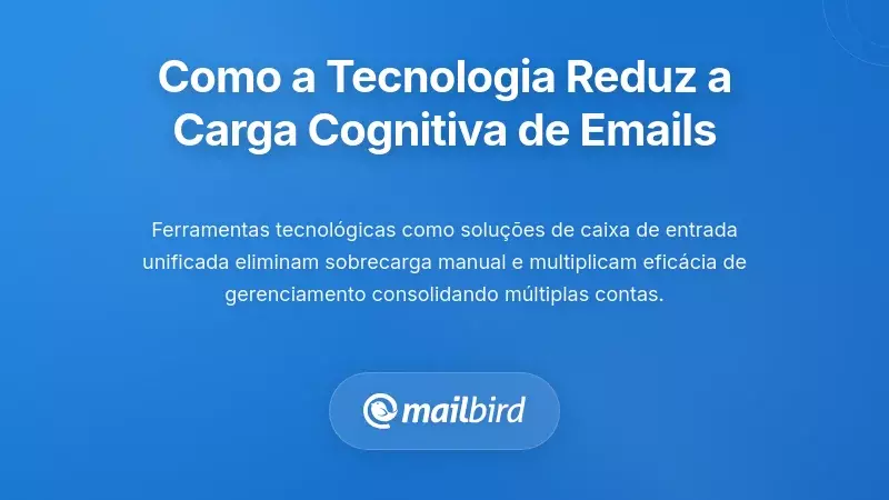 Como a Tecnologia Pode Reduzir Drasticamente a Sobrecarga Cognitiva do Email