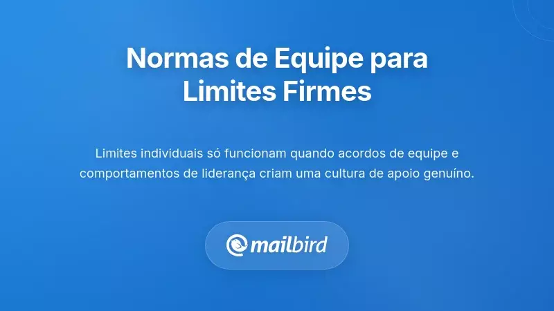 Reunião de equipa a discutir protocolos de limites de e-mail nas férias e normas de comunicação