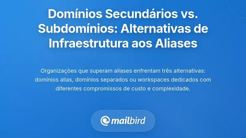 Dom&iacute;nios Secund&aacute;rios vs. Subdom&iacute;nios: As Alternativas de Infraestrutura Adequadas aos Alias